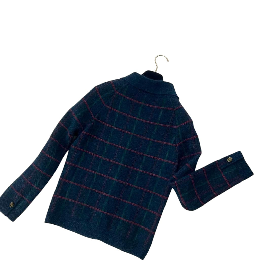 CHANEL Gripoix P46 Cashmere Mohair Wool Knit Jacket — Size 34