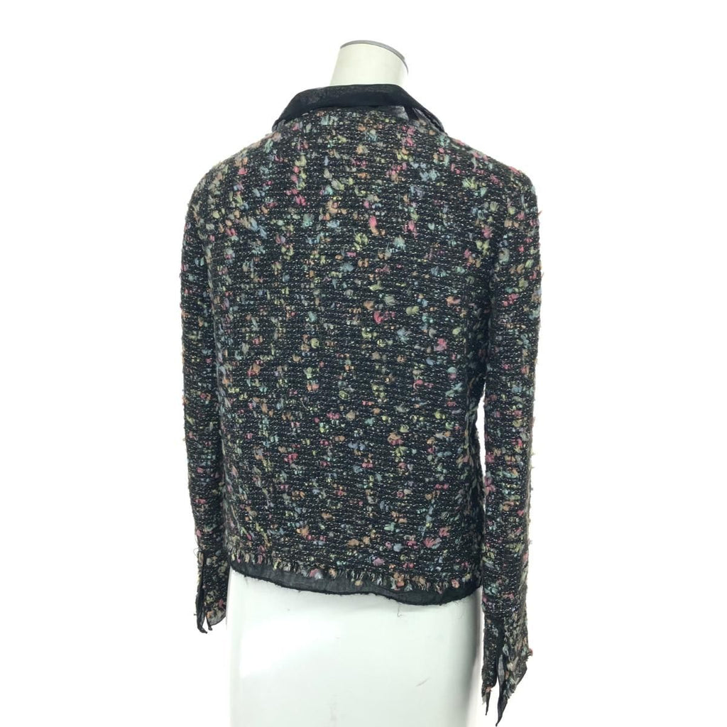 CHANEL CC Logo Tweed Jacket — Size 36