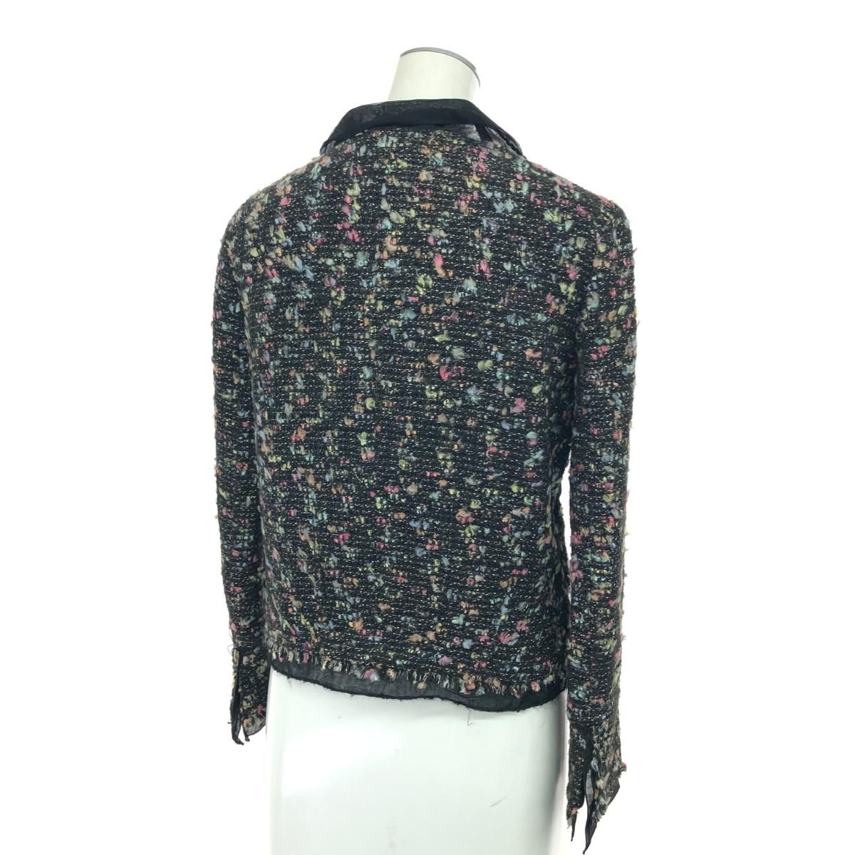 CHANEL CC Logo Tweed Jacket — Size 36