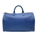 Louis Vuitton Epi Speedy 35 Mini Boston Bag Toledo Blue 2way
