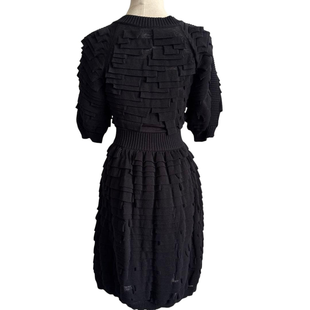 CHANEL Black Knit Dress — Size 34