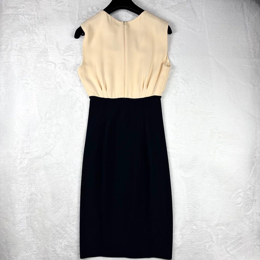 CHANEL P40 Sleeveless Dress CC Mark Size 34