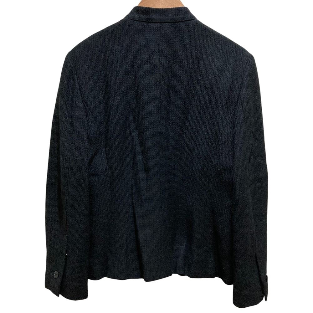 CHANEL 03P P21001 CC Button Mao Collar Single Jacket Size 38