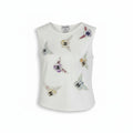 CHANEL 2000SS Coco Mark Tank Top — White Size 38