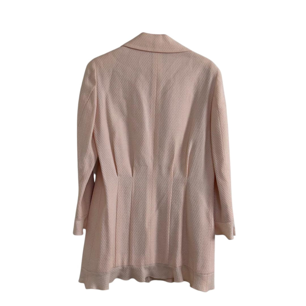 CHANEL Frill Zip-Up Jacket Size 38