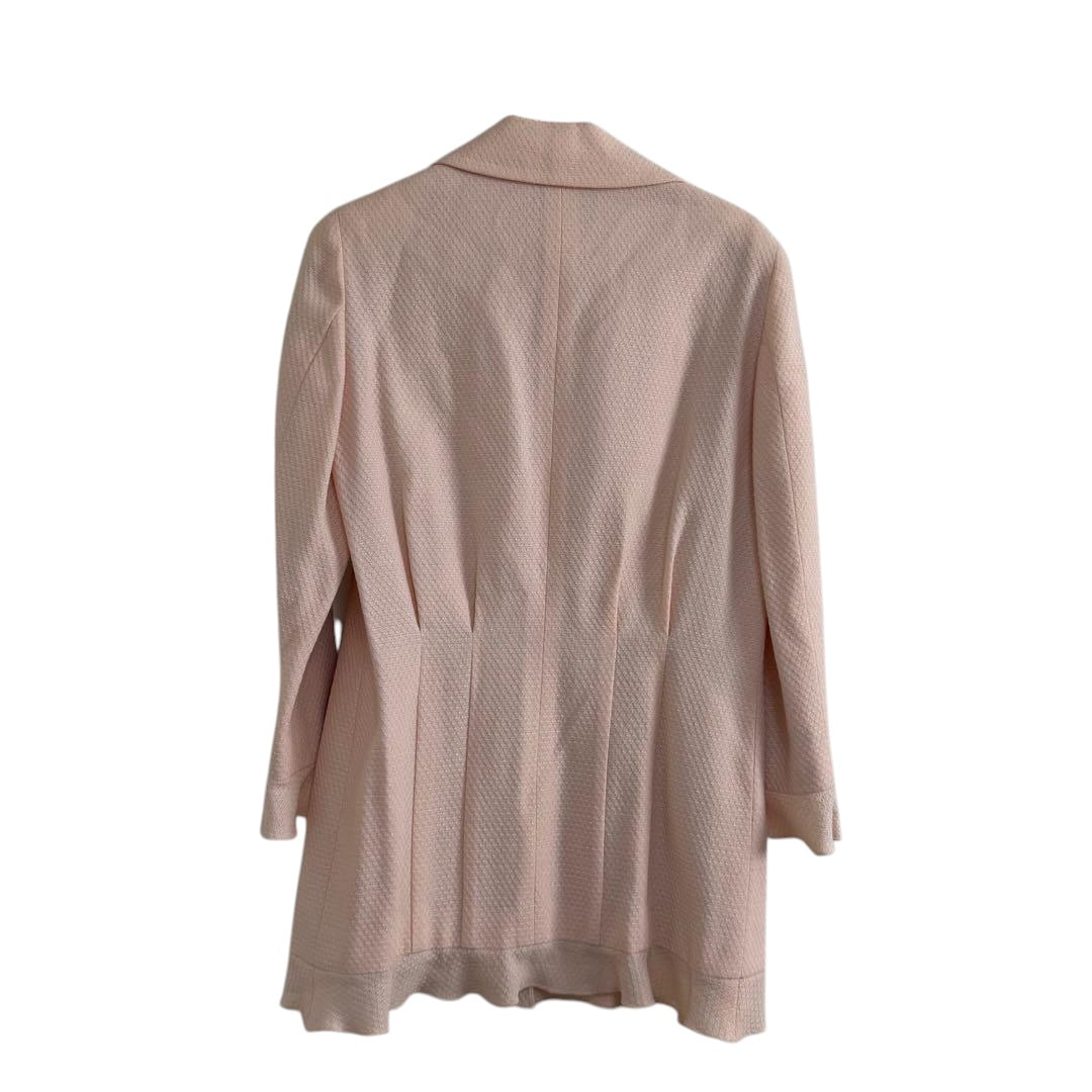 CHANEL Frill Zip-Up Jacket Size 38