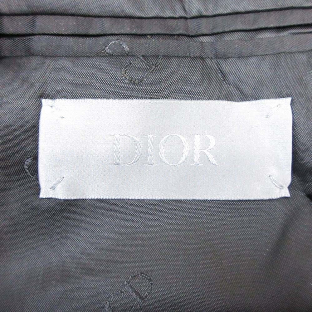 DIOR HOMME 19SS Notched Lapel Tailored Blazer — Black Size 44