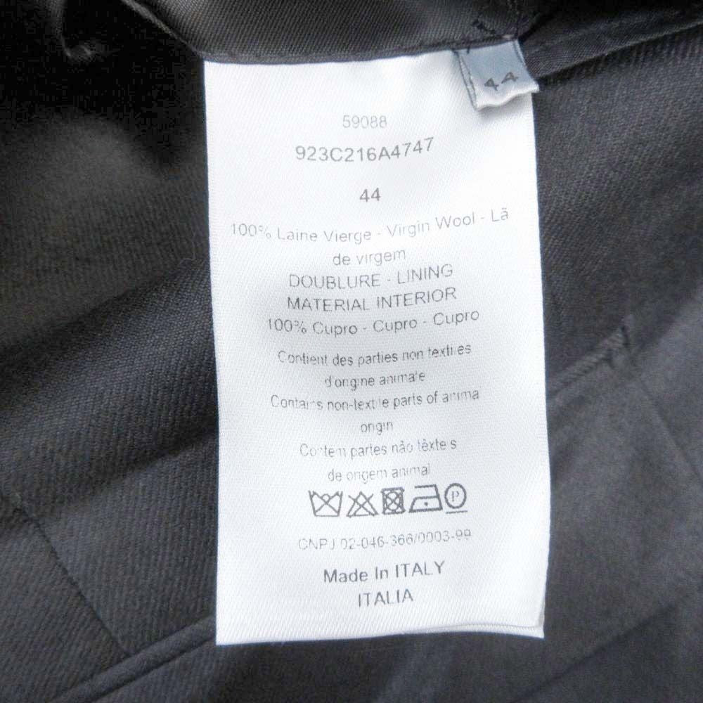 DIOR HOMME 19SS Notched Lapel Tailored Blazer — Black Size 44
