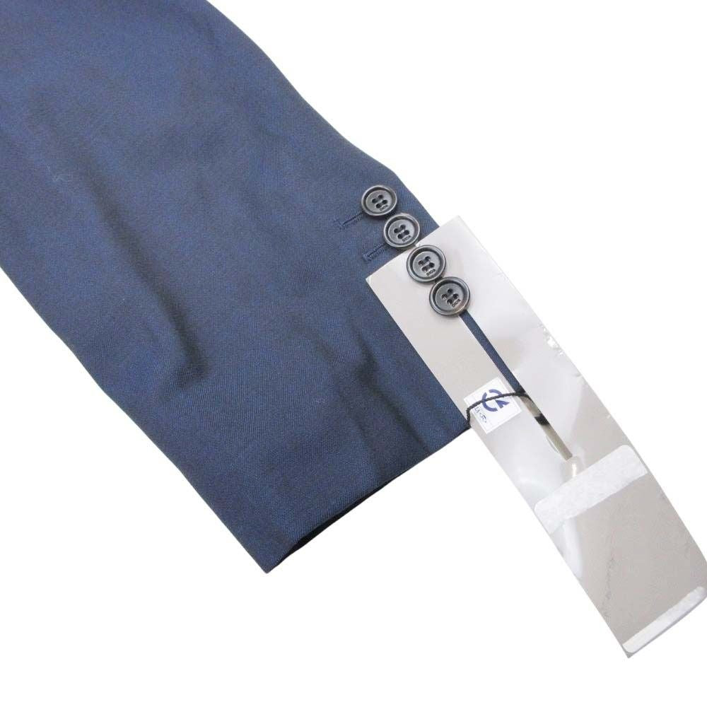 DIOR HOMME Tailored Single-Breasted Blazer — Navy Size 50