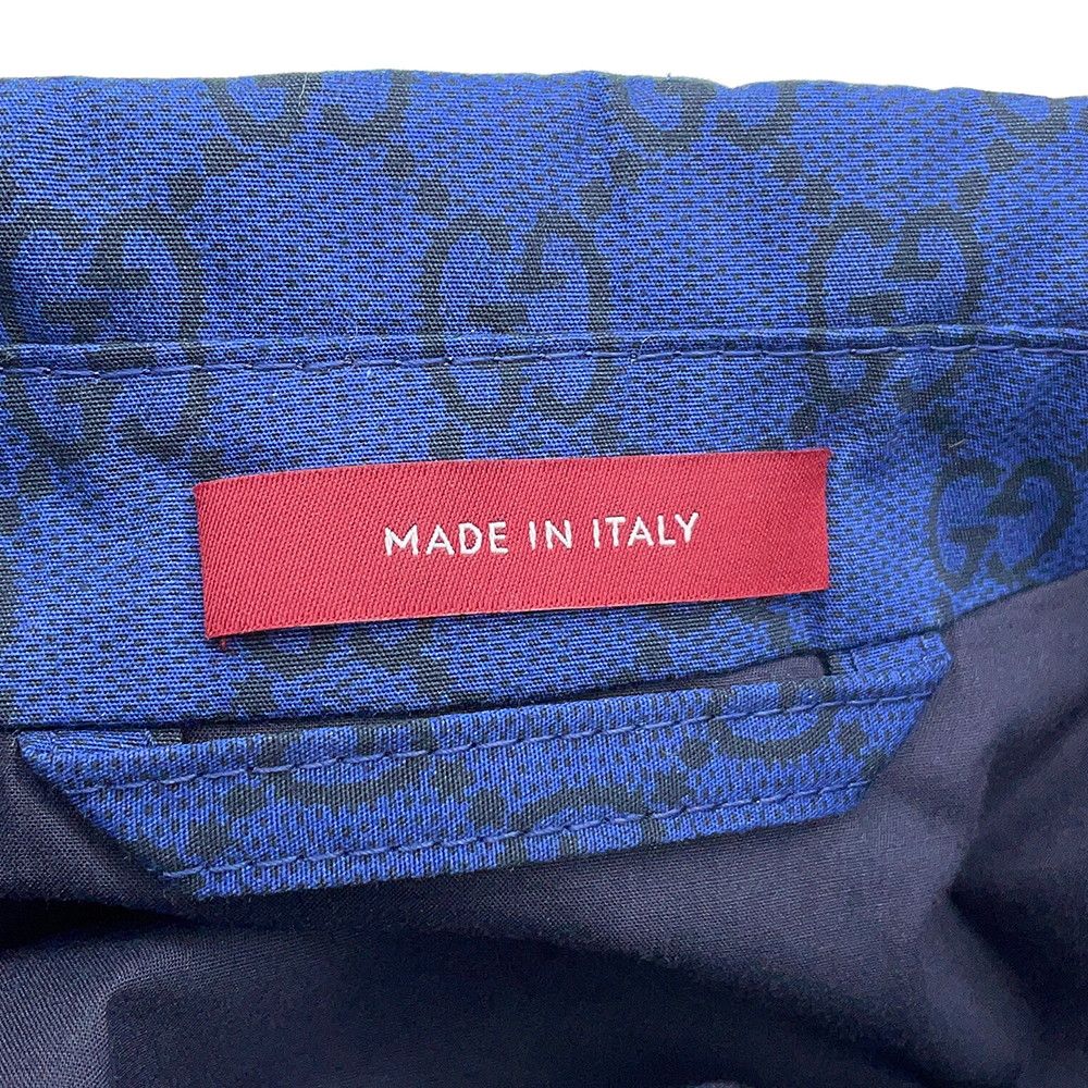 GUCCI GG Cotton Web Stripe Poplin Jacket — Size 50