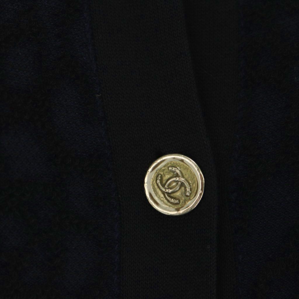 CHANEL Camellia Design Long Cardigan Silk Blend — Size 40