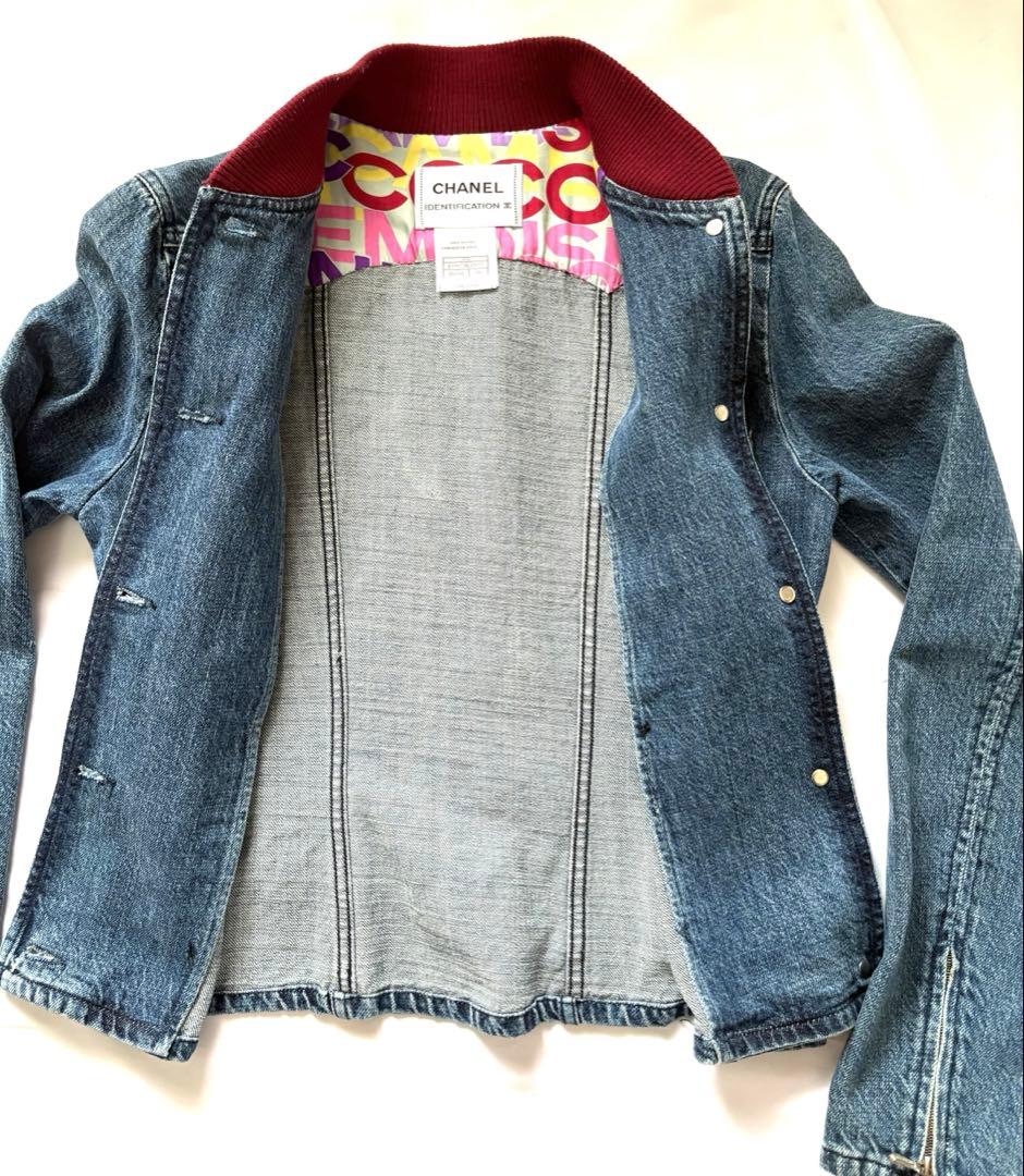 CHANEL Denim Jacket — Indigo Size 38