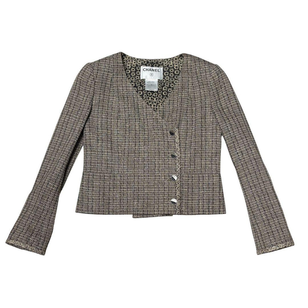 CHANEL Tweed Setup Jacket & Skirt — Size 38