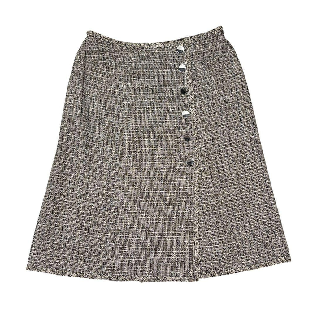 CHANEL Tweed Setup Jacket & Skirt — Size 38