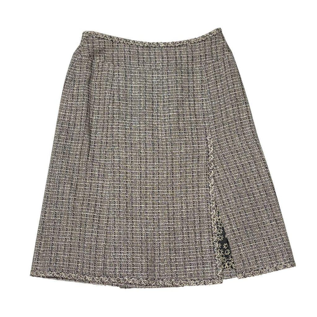 CHANEL Tweed Setup Jacket & Skirt — Size 38