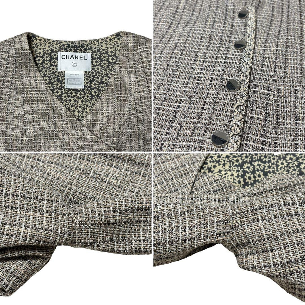 CHANEL Tweed Setup Jacket & Skirt — Size 38