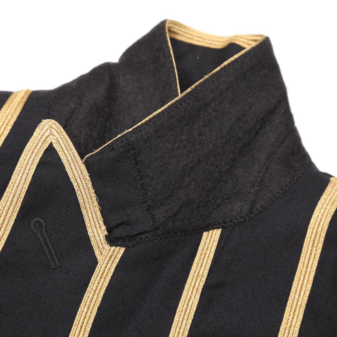 Saint Laurent Paris SS19 Peaked Lapel Stripe Double-Breasted Blazer — FR34