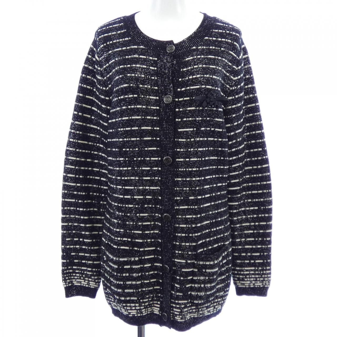 CHANEL Long Cardigan P39230K02756 Size 42