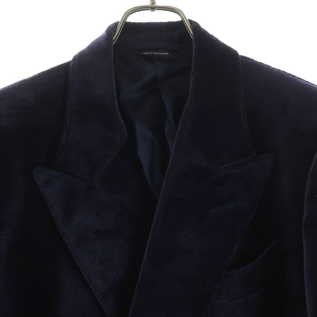 TOM FORD Velvet Velour Double Breasted Suit Set Up (Jacket & Slacks) Purple Size 48