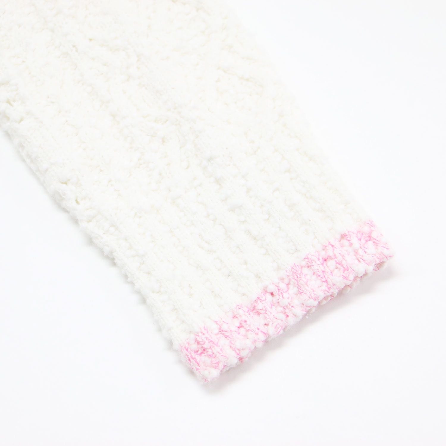 CHANEL 24SS Coco Mark Lace Knit Cardigan Jacket  White Pink Size 36 (S) P76957K11092