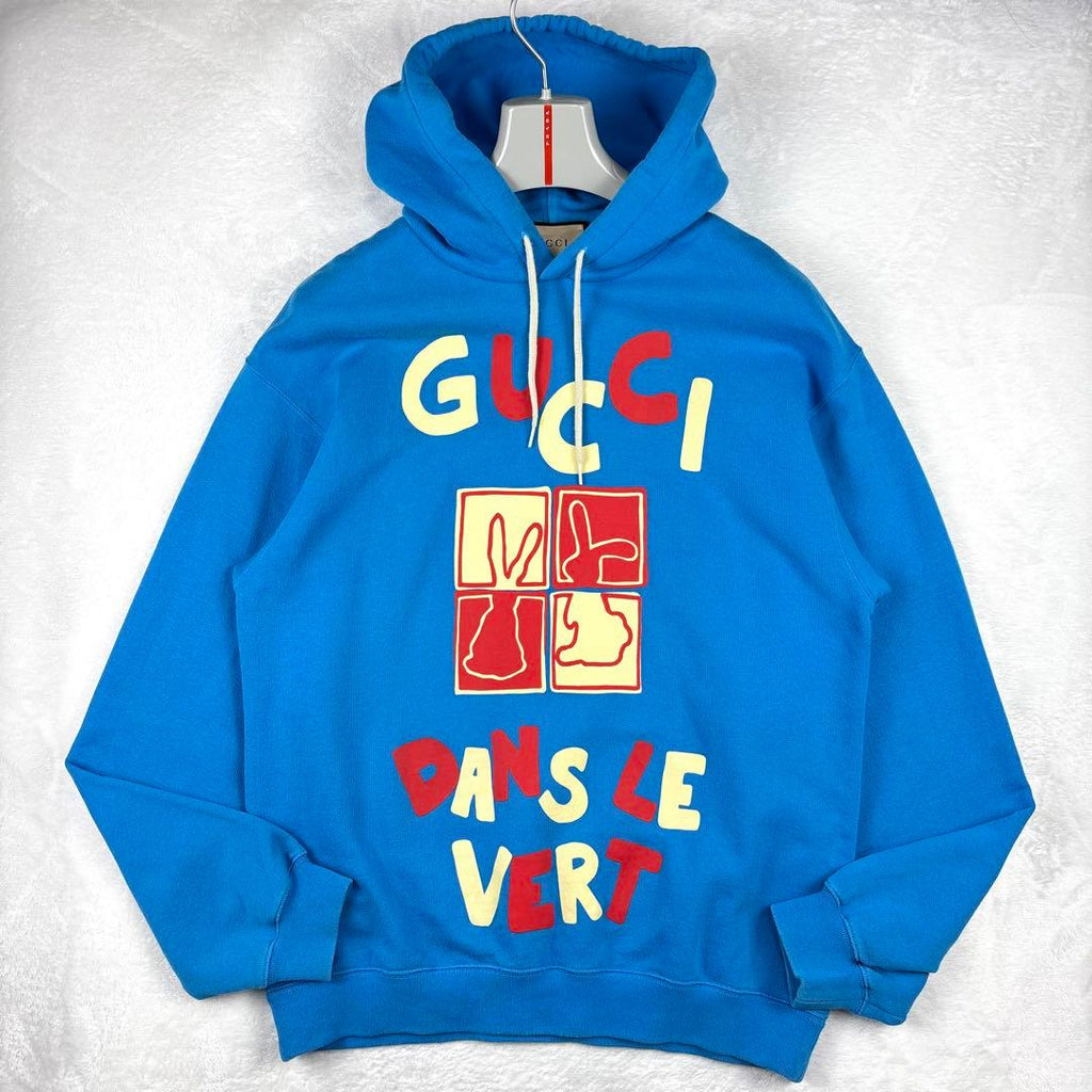 Gucci Logo Oversized Hoodie Danse Le Vert Size XS Like New