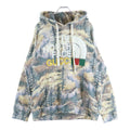 Gucci x The North Face 22SS All-Over Print Cotton Hoodie Size M Good Condition