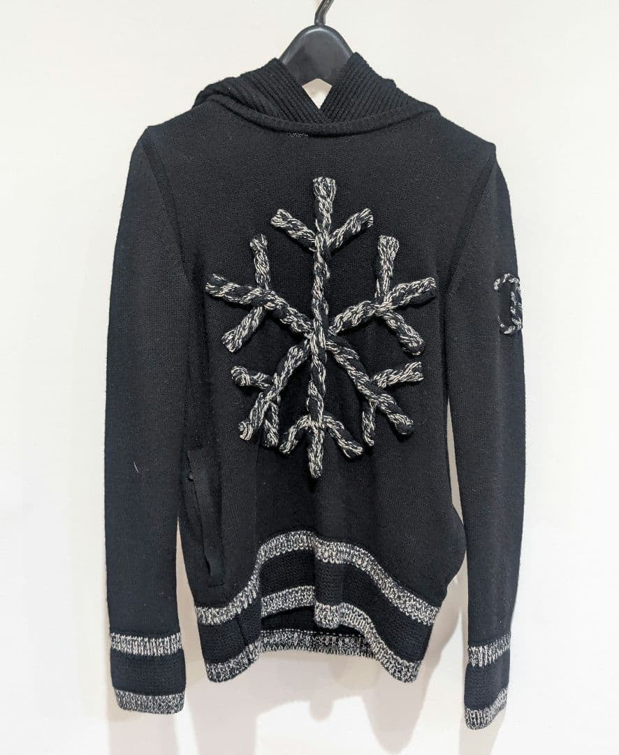 CHANEL Knit Hoodie Size 34