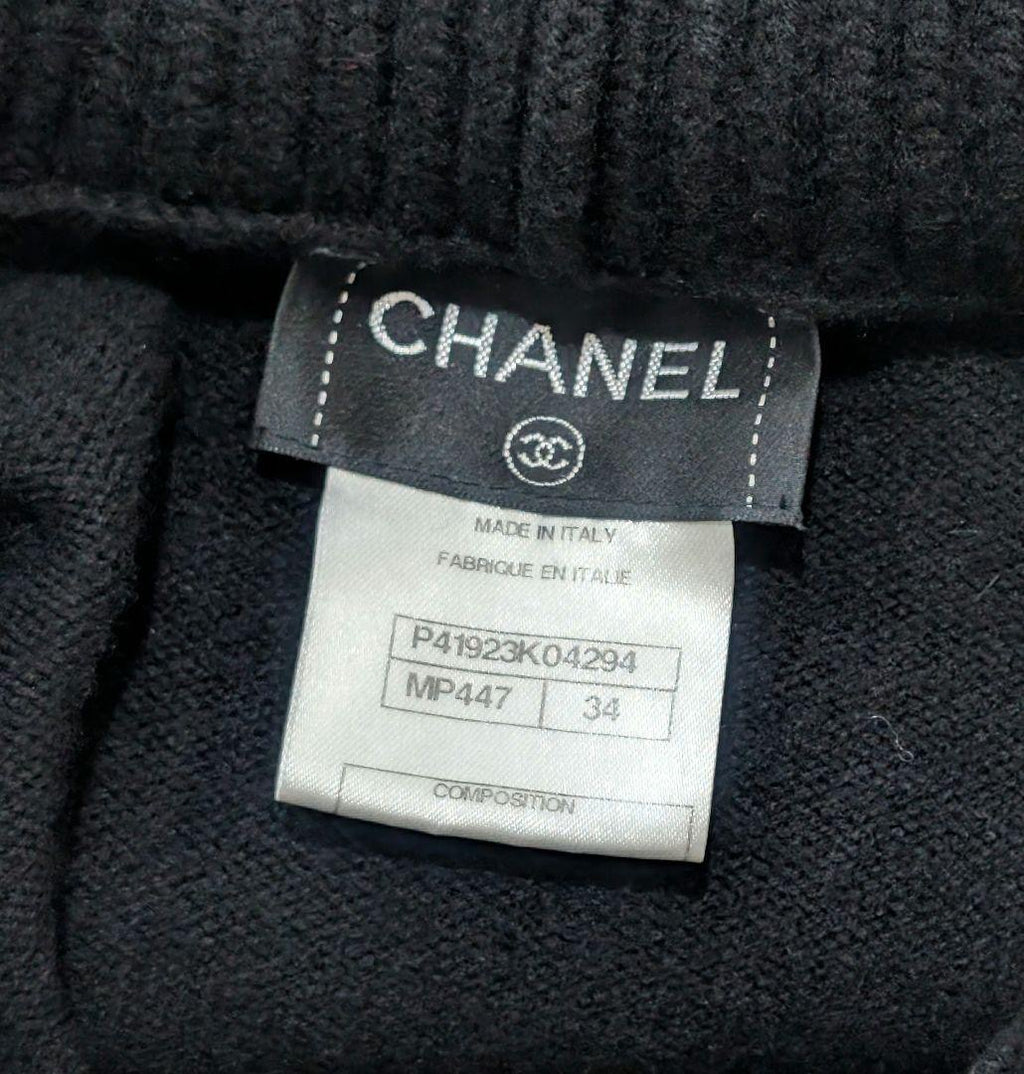CHANEL Knit Hoodie Size 34