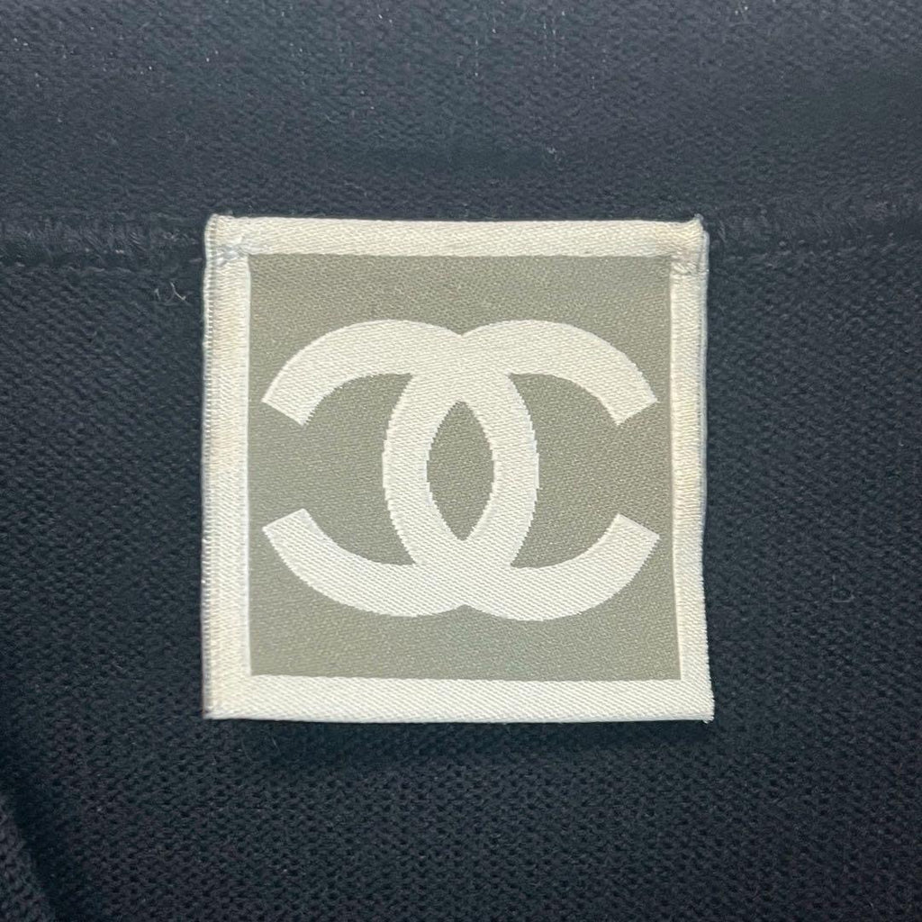CHANEL Sports Line Coco Mark Cadena Zip-Up Hoodie Size 38 (M)