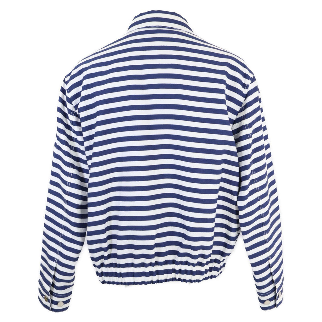 Gucci 2025 GG Jacquard Stripe Zipped Jacket Size 46 Like New