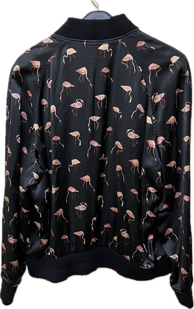 Saint Laurent Flamingo Varsity Jacket Distressed Size 56 Good Condition