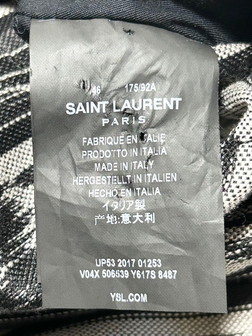 Saint Laurent Paris Reversible Jacket Size 46 Good Condition