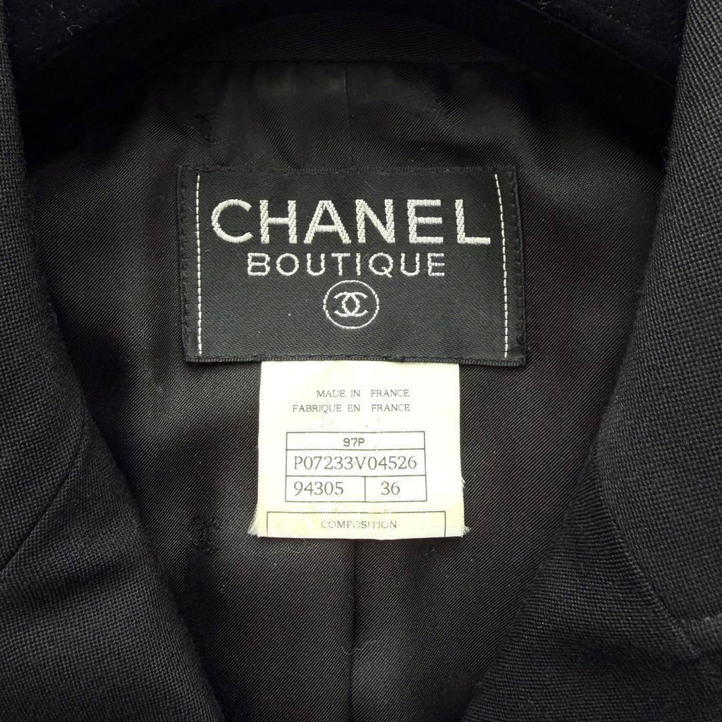 Chanel Jacket Karl Lagerfeld Era 97P Size 36 Like New