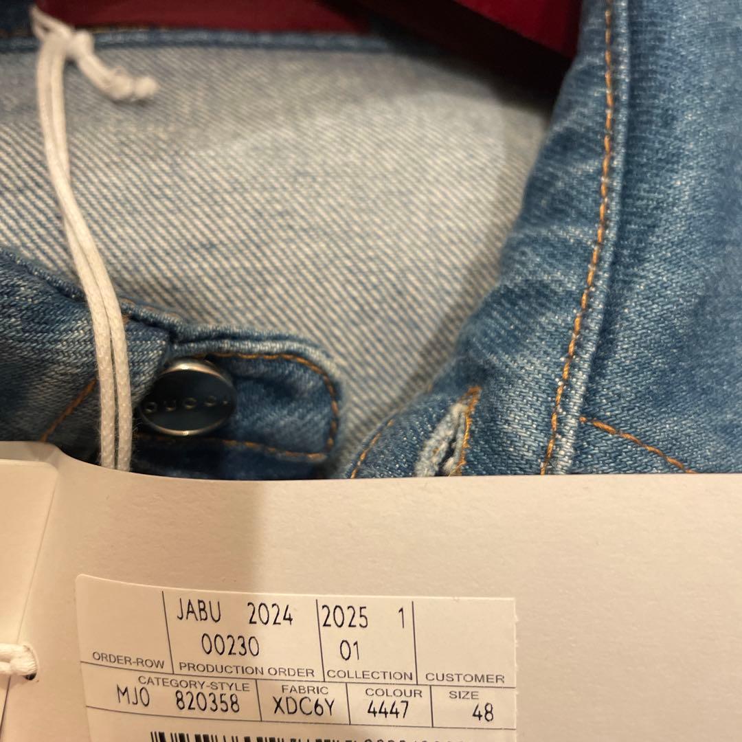 Gucci 2025 Denim Shirt Size 48 Brand New
