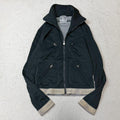 CHANEL Sport Archive Logo Zip-Up Jacket Cadena White Size 34