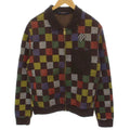 Louis Vuitton 25SS Monogram Embossed Track Jacket All-Over Pattern Size M Good Condition