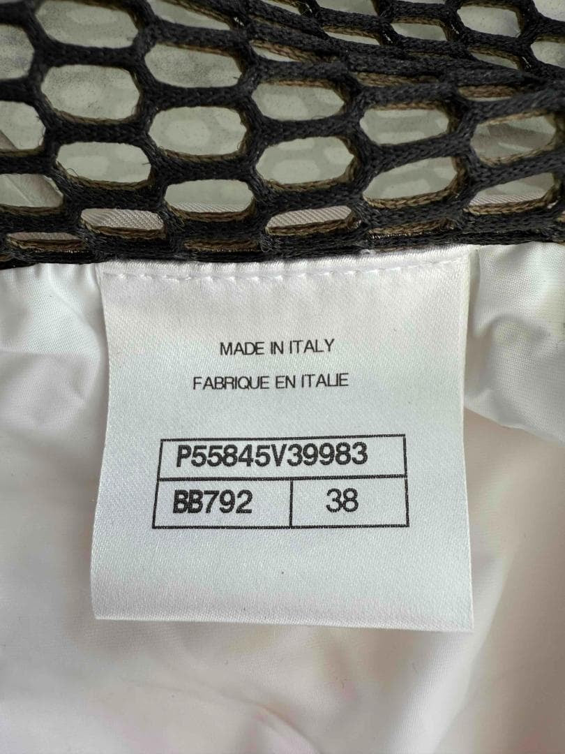 CHANEL Mesh Back Jacket White / Pink Size 38