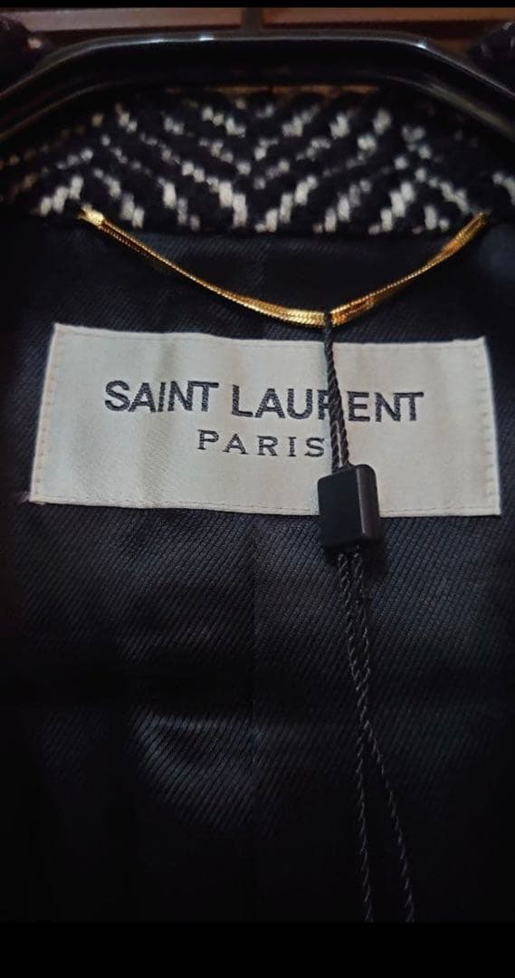 Saint Laurent Long Coat Size F40 Brand New Unworn