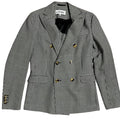NWT Loewe Houndstooth Double Breasted Jacket Size 44 Good Condition