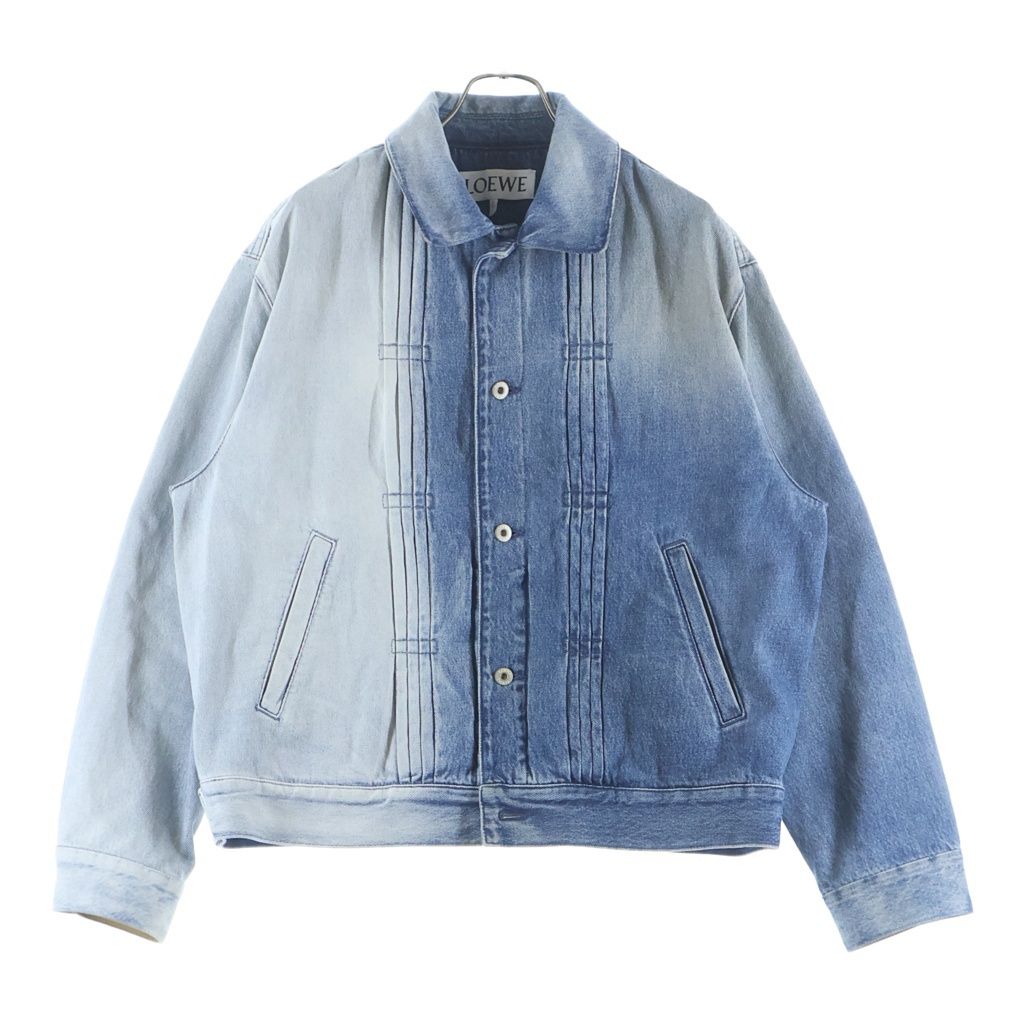 Loewe 25SS Gradation Denim Jacket Indigo Size 48 Good Condition