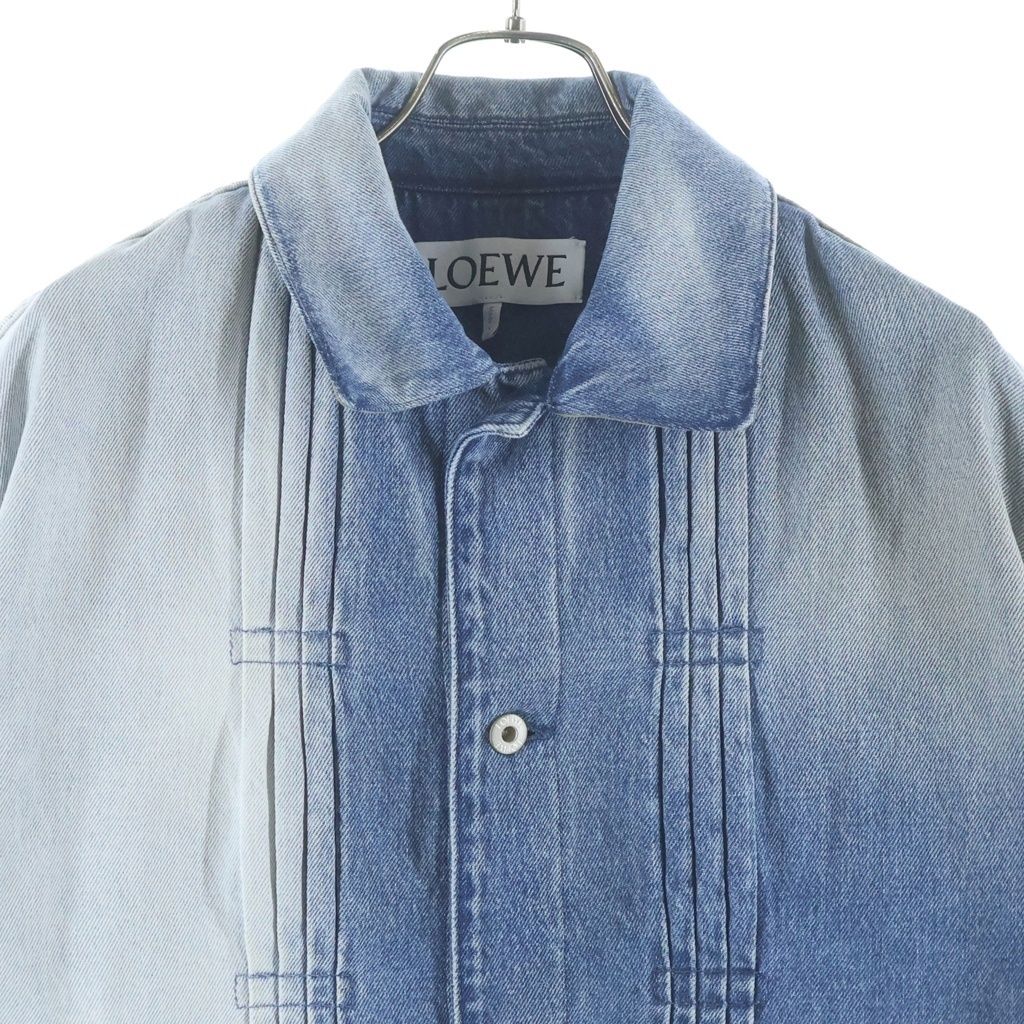 Loewe 25SS Gradation Denim Jacket Indigo Size 48 Good Condition