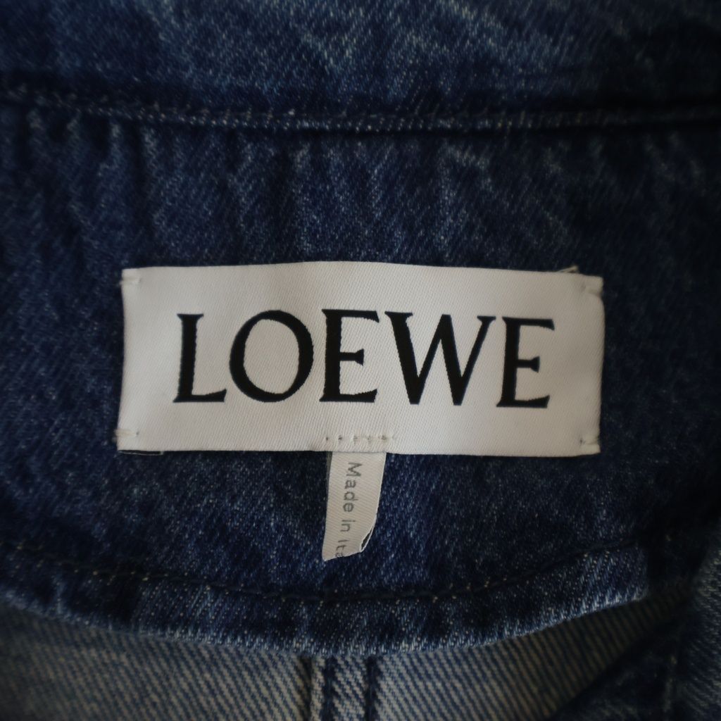 Loewe 25SS Gradation Denim Jacket Indigo Size 48 Good Condition