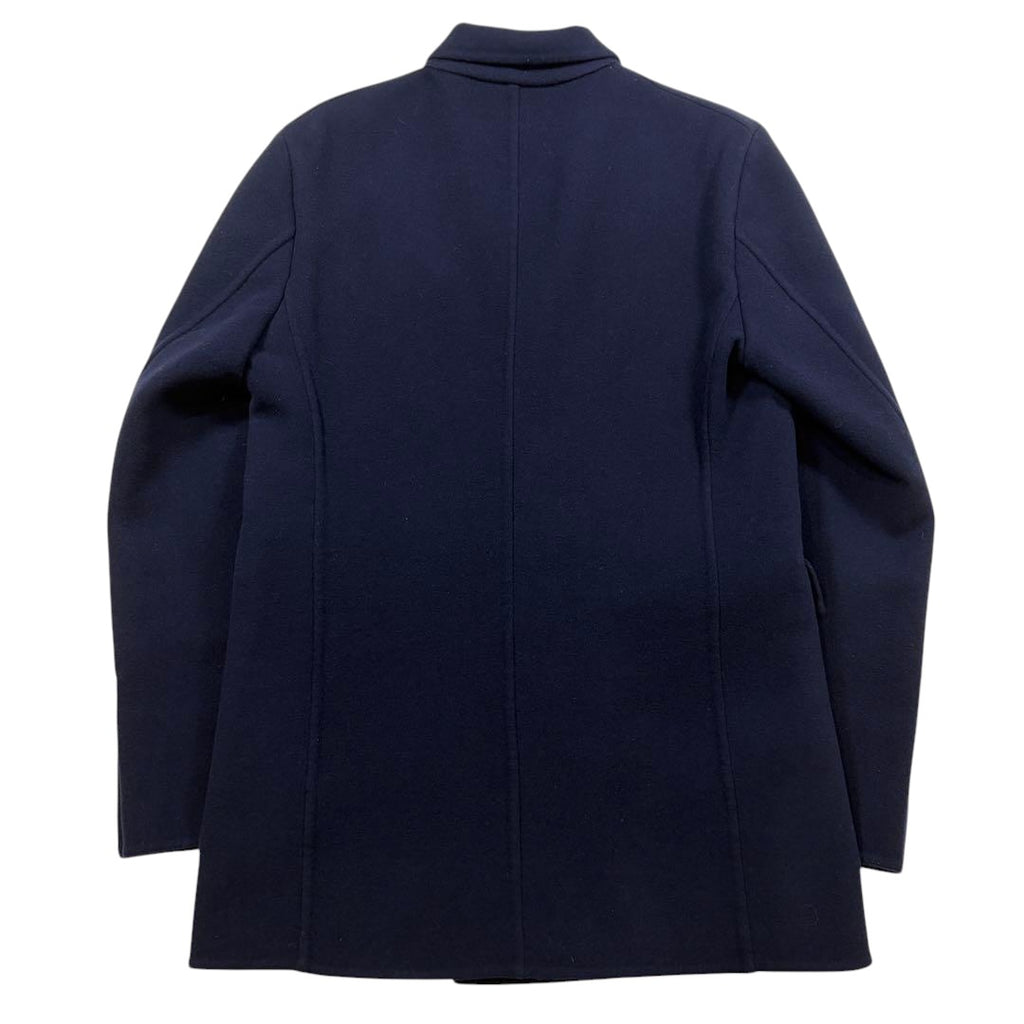 Loewe Double Breasted Cashmere Blend Tailored Jacket Navy Size 48 Like New
