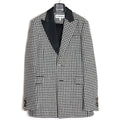Loewe 19AW Tweed 2B Tuxedo Jacket Size 48 Good Condition