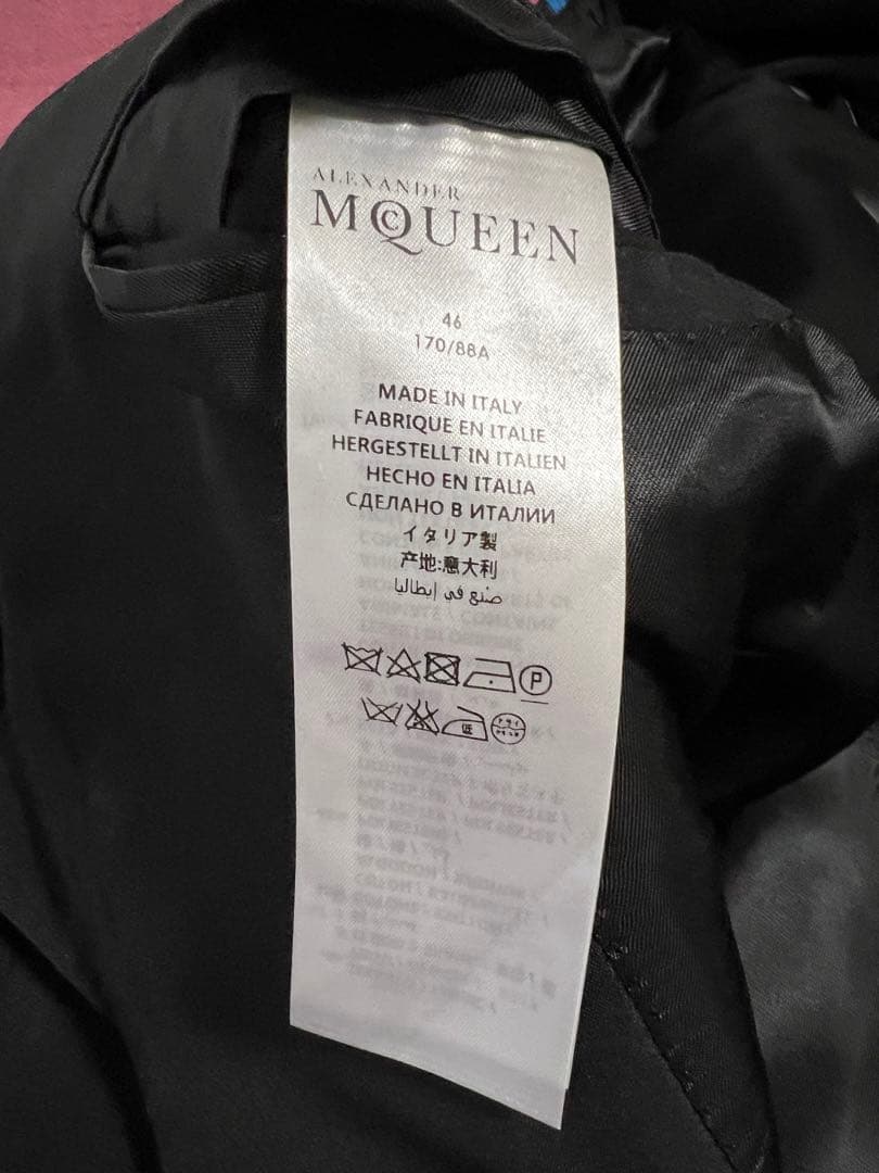 Alexander McQueen Tailored Jacket Size 46 Good Condition