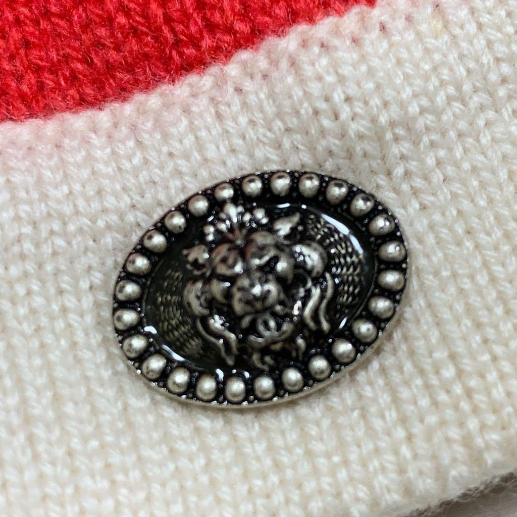 CHANEL Vintage Pearl Trim Cashmere Cardigan