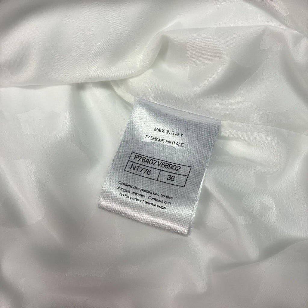 Chanel Light Blue Jacket Size 36 Good Condition
