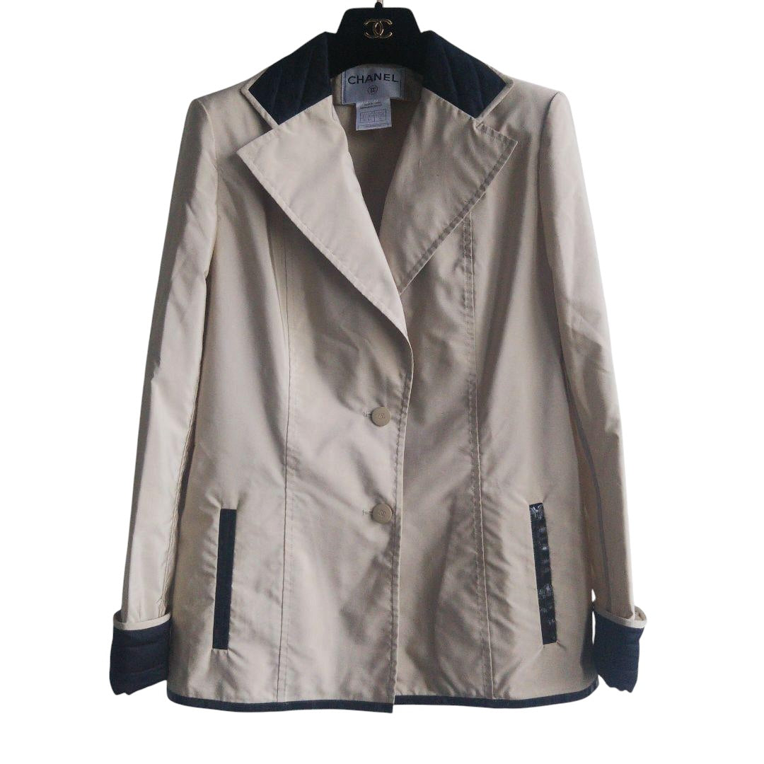 CHANEL Bicolor Jacket Size 38