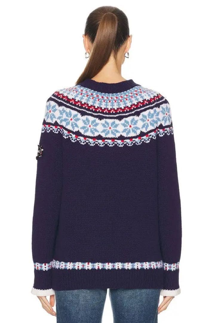 Chanel Coco Neige Wool Sweater Size 36 Like New