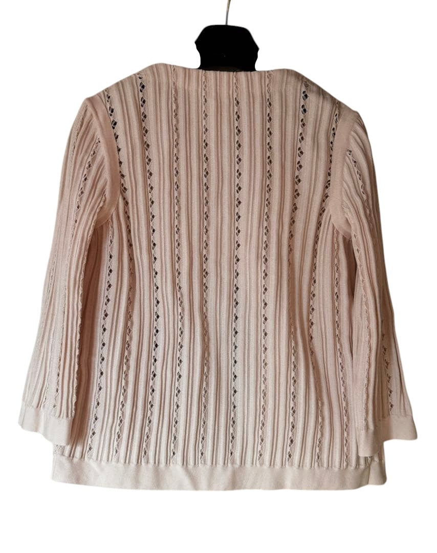 Chanel Knit Jacket Size 38 Good Condition
